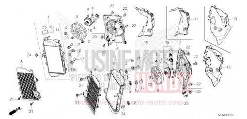 RADIATEUR CRF1100AS de 2025